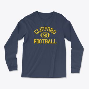 Clifford Wisconsin Football Light Soft Long Sleeve T-Shirt