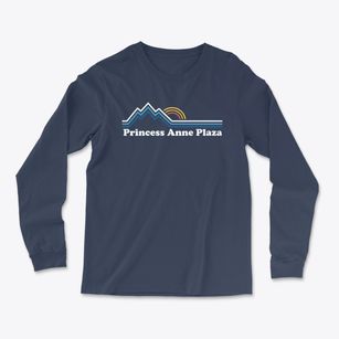 Princess Anne Plaza Virginia Mountain View Light Soft Long Sleeve T-Shirt