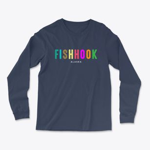 Fishhook Alaska Color Pop Light Soft Long Sleeve T-Shirt