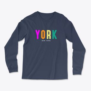 York New York Color Pop Light Soft Long Sleeve T-Shirt