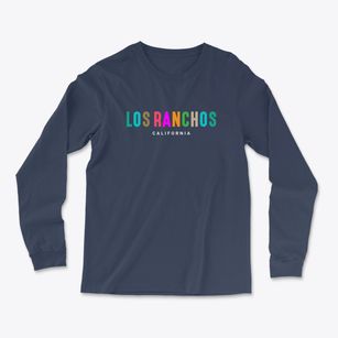 Los Ranchos California Color Pop Light Soft Long Sleeve T-Shirt