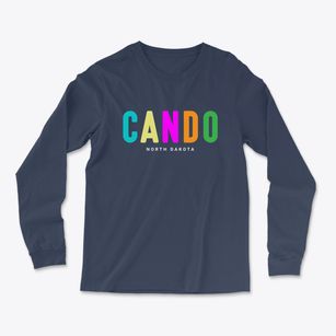 Cando North Dakota Color Pop Light Soft Long Sleeve T-Shirt