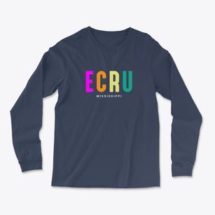 Ecru Mississippi Color Pop Light Soft Long Sleeve T-Shirt