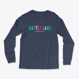 Battle Lake Minnesota Color Pop Light Soft Long Sleeve T-Shirt