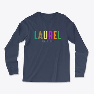 Laurel Mississippi Color Pop Light Soft Long Sleeve T-Shirt