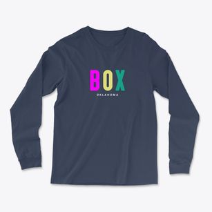 Box Oklahoma Color Pop Light Soft Long Sleeve T-Shirt