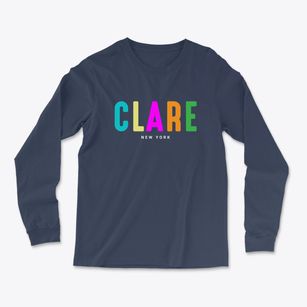 Clare New York Color Pop Light Soft Long Sleeve T-Shirt