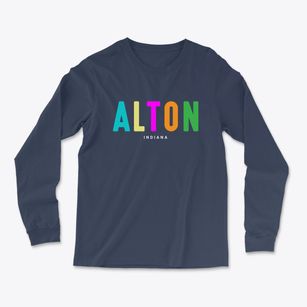 Alton Indiana Color Pop Light Soft Long Sleeve T-Shirt