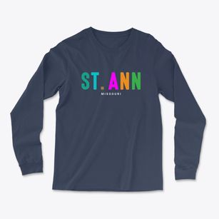 St. Ann Missouri Color Pop Light Soft Long Sleeve T-Shirt
