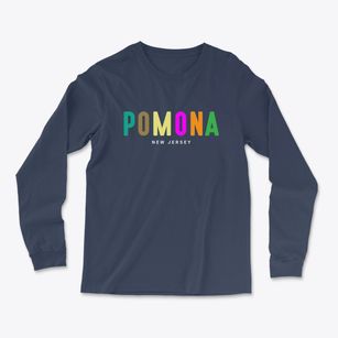 Pomona New Jersey Color Pop Light Soft Long Sleeve T-Shirt