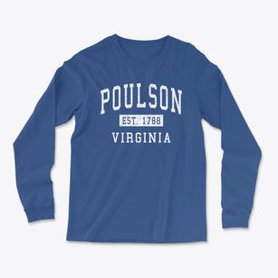 Poulson Virginia Classic Established Light Soft Long Sleeve T-Shirt