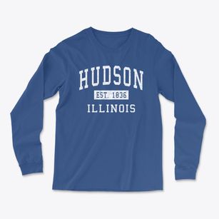 Hudson Illinois Classic Established Light Soft Long Sleeve T-Shirt