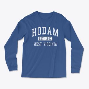 Hodam West Virginia Classic Established Light Soft Long Sleeve T-Shirt
