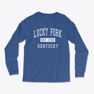 Lucky Fork Kentucky Classic Established Light Soft Long Sleeve T-Shirt