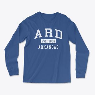 Ard Arkansas Classic Established Light Soft Long Sleeve T-Shirt