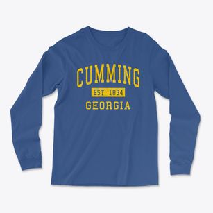 Cumming Georgia Classic Established Light Soft Long Sleeve T-Shirt