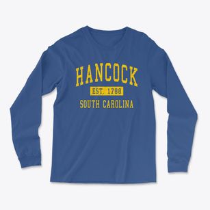 Hancock South Carolina Classic Established Light Soft Long Sleeve T-Shirt