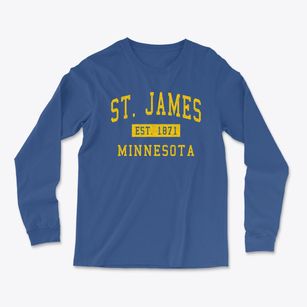 St. James Minnesota Classic Established Light Soft Long Sleeve T-Shirt