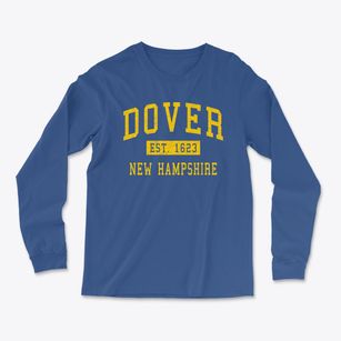 Dover New Hampshire Classic Established Light Soft Long Sleeve T-Shirt
