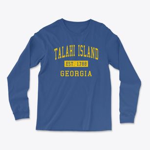 Talahi Island Georgia Classic Established Light Soft Long Sleeve T-Shirt