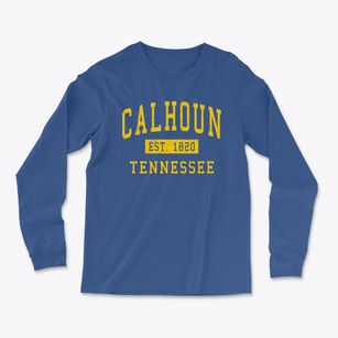 Calhoun Tennessee Classic Established Light Soft Long Sleeve T-Shirt
