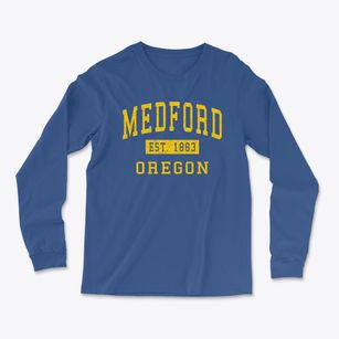 Medford Oregon Classic Established Light Soft Long Sleeve T-Shirt