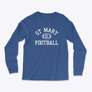 St Mary Parish Classic Football Light Soft Long Sleeve T-Shirt