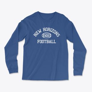 New Horizons School Classic Football Light Soft Long Sleeve T-Shirt
