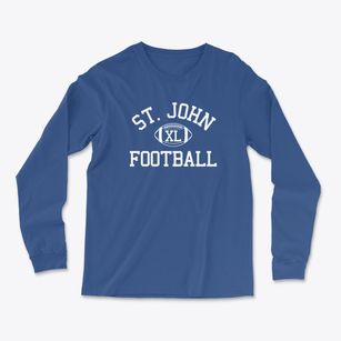 Saint John Lutheran School Classic Football Light Soft Long Sleeve T-Shirt