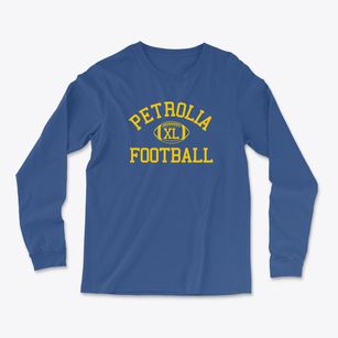 Petrolia High School Classic Football Light Soft Long Sleeve T-Shirt