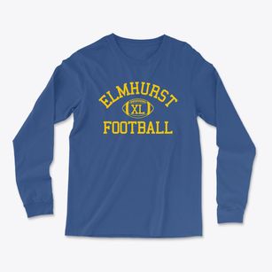 Elmhurst High School Classic Football Light Soft Long Sleeve T-Shirt