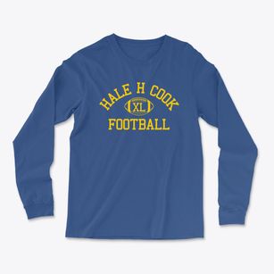 Hale H Cook Magnet School Classic Football Light Soft Long Sleeve T-Shirt