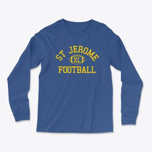 St Jerome Parish Classic Football Light Soft Long Sleeve T-Shirt