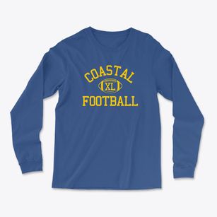 Coastal Christian High School Classic Football Light Soft Long Sleeve T-Shirt