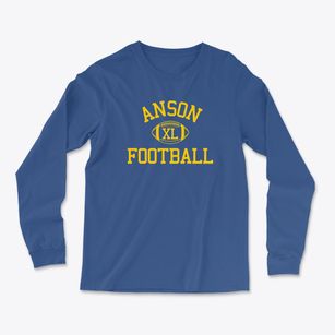 Anson High School Classic Football Light Soft Long Sleeve T-Shirt