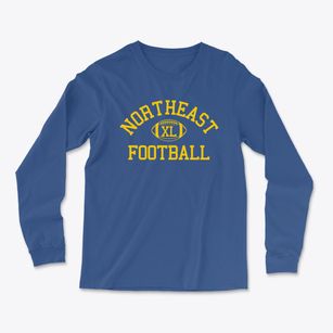 Northeast High School Classic Football Light Soft Long Sleeve T-Shirt