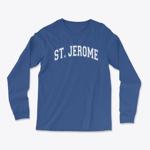 St Jerome Parish Varsity Arch Light Soft Long Sleeve T-Shirt