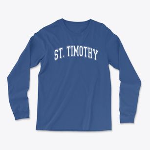 St. Timothy Parish School Varsity Arch Light Soft Long Sleeve T-Shirt