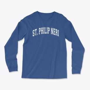 Saint Philip Neri School Varsity Arch Light Soft Long Sleeve T-Shirt