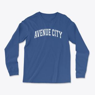Avenue City R 9 School Varsity Arch Light Soft Long Sleeve T-Shirt
