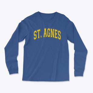 Saint Agnes School Varsity Arch Light Soft Long Sleeve T-Shirt