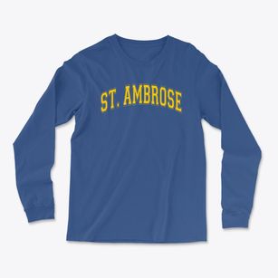 Saint Ambrose School Varsity Arch Light Soft Long Sleeve T-Shirt
