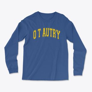 O T Autry Area Vocational Technical Varsity Arch Light Soft Long Sleeve T-Shirt