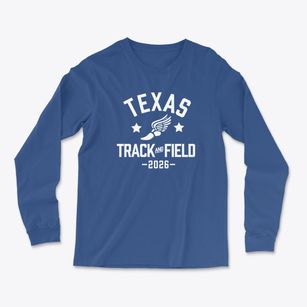 Texas Christian High School Track and Field Light Soft Long Sleeve T-Shirt