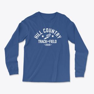 Hill Country Christian School Track and Field Light Soft Long Sleeve T-Shirt