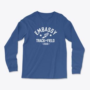 Embassy Education Center Track and Field Light Soft Long Sleeve T-Shirt