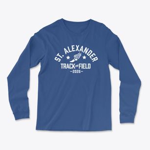 St Alexander Parish Track and Field Light Soft Long Sleeve T-Shirt