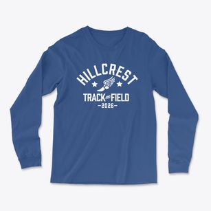 Hillcrest Elementary School Track and Field Light Soft Long Sleeve T-Shirt