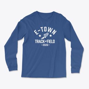 Elizabethtown High School Track and Field Light Soft Long Sleeve T-Shirt