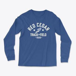 Red Cedar Elementary School Track and Field Light Soft Long Sleeve T-Shirt